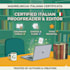 professionally proofread and edit your italian texts