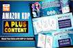 create high converting amazon KDP a plus content and ebc design