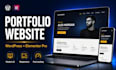 design elementor portfolio website or resume website
