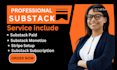 setup substack paid subscription substack montization substack stripe setup