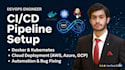 set up docker kubernetes and ci cd devops pipelines