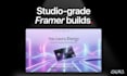 design and build a premium cinematic framer website