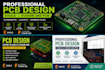 design pcb boards in eagle and fusion360 pcb design software