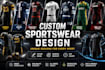 design custom sportswear and team jerseys