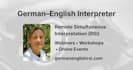 provide german english zoom simultaneous interpretation