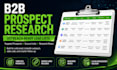 prospect research for b2b lead generation outreach