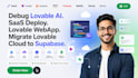 debug lovable ai saas deploy lovable webapp migrate lovable cloud to supabase