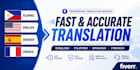 translate documents in multiple languages accurately and fast