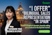 do sales business representation in spain