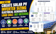 create solar pv inverter sizing electrical schematics load calc net metering