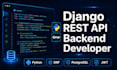 build a scalable django rest API backend for your web app