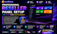 setup stable reseller panel strong8k, lion ott, dream4k,trex, sup, b1g, mega ott