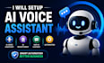 setup ai voice assistant ai receptionist vapi ai chatbot and make com automation
