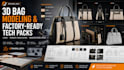 design tech pack duffle bag, handbag, bag design, backpack, bag tech pack, bag