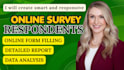 gather real respondent to fill online survey
