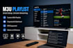 create and organize custom m3u playlists for seamless streaming