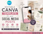 design editable canva template for your social media posts