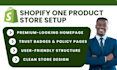 build shopify one product store dropshipping store product landing page pagefly