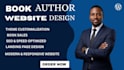 design a professional book or ebook author website