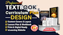 design educational textbook, lesson plan, curriculum plan, kdp book cover