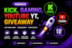 do kick, gaming, youtube, airdrop giveaway promotion