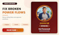 fix broken power automate flows and build approval workflows
