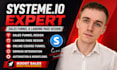 systeme io website, systeme io sales funnel, systeme io landing page, systeme io