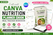 create canva nutrition planner ebook meal tracker workbook
