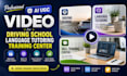create ai ugc private driving language school tutoring skill training center