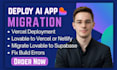 deploy replit lovable google ai studio bolt new base44 fix supabase oauth vercel