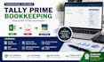 automate monthly bookkeeping from excel and PDF in tally prime