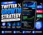 create a viral twitter x content strategy and growth plan