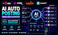 create ai social media auto posting content scheduling automation workflow