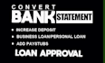do bank statements and other documents for loan purposes