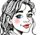design custom doodle portrait illustrations from your concept