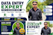do fast and accurate data entry, excel, copy paste and web research