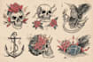 create awesome old school tattoo style design