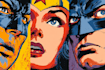 design an amazing superhero pop art