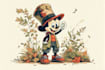 design vintage cartoon character illustrations for you