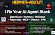 fix setup openclaw hermes ai agent obsidian memory multi agent ollama paperclip