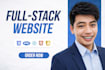build a modern fullstack website with responsive design