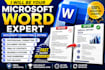 be your microsoft word expert for document formatting