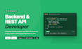 be your backend developer for nodejs python rest api postgres firebase supabase