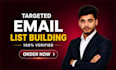 do b2b lead generation, targeted email list building, linkedin leads