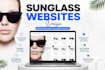 create a sunglass website design
