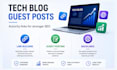 build premium tech backlinks via high da guest posting service