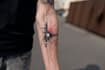 custom an abstract black tattoo design