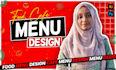 do menu card design