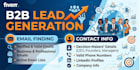 do b2b lead generation, contact info, email finding