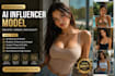 create hyper realistic ai influencer and ai model photos, lora training